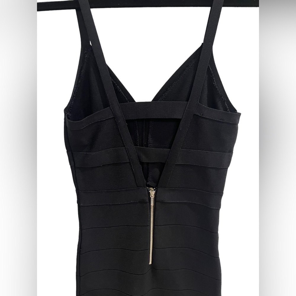 bebe - Black Bandage Bodycon Little Black Dress - Women’s Size XS - Picture 8 of 10